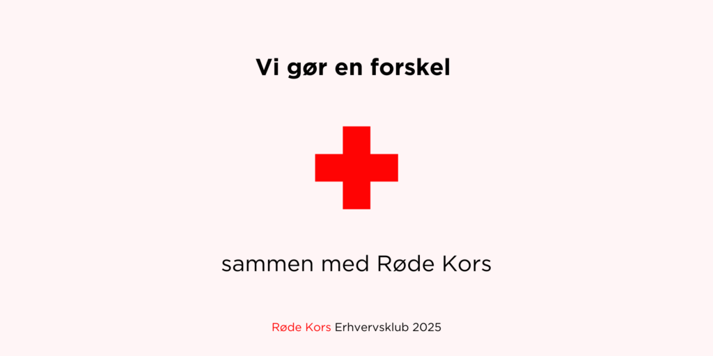 DMR støtter Dansk Røde Kors