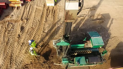 Tekniker til vores geoteknik afdeling på Sjælland